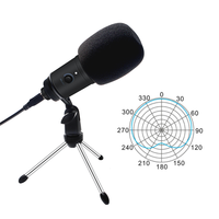 Microphone à condensateur pour ordinateur BM-U750 USB Streaming Podcast PC