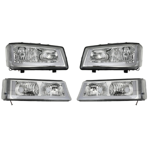 Phares LED de haute qualité, éclairage lumineux, mise à niveau pour <span class=keywords><strong>Chevrolet</strong></span> <span class=keywords><strong>Silverado</strong></span> 2003 2004 <span class=keywords><strong>2005</strong></span> 2006 - Product Image 1