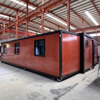 Maisons préfabriquées de luxe, villas, version haute, norme australienne, 20 pieds, 30 pieds, 40 pieds, maison conteneur extensible pour bureau, école, en acier