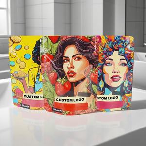 Conceptions personnalisées sac à fermeture éclair debout fruits secs mangue fraise imperméable mylar sac d'emballage pour la nourriture - Product Image 2