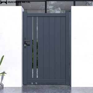 Nouvelle Porte d'entrée en aluminium compacte pour usage domestique, Clôtures et portails en aluminium, Conception de charnières de clôture durable et élégante - Product Image 3