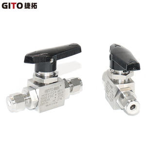 วาล์วบอลเฮสเทลลอยแบบตรงแรงดันสูง HC-276 OD1/4 นิ้ว วาล์วบอลแบบข้อต่อแรงดันสูง - Product Image 1