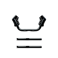 Acelerador electrónico (Throttle-by-Wire) para motocicleta, ajustable en altura de 5.5 pulgadas, con abrazadera de 1 pulgada y estilo de cable.