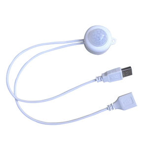 DC 5-24V PIR sensore di movimento a infrarossi corpo umano rilevatore di interfaccia USB 5.5 DC spina Mini corridoio armadio sotto letto luce LED interruttore - Product Image 1