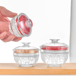 Botella de Nido de Pájaro hecha a medida de fábrica de China, tarro de mermelada de vidrio transparente, contenedor de embalaje de miel, almacenamiento de alimentos, embalaje a granel - Product Image 1