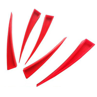 Outil manuel de débosselage sans peinture pour panneaux de porte de voiture rouge, outil de réparation de vitres, pompe auto, épaissi en plastique, fabriqué en Chine