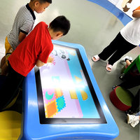 触摸学习活动桌互动学习系统教育玩具幼儿2-5儿童桌活动中心