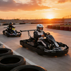 <span class=keywords><strong>Karting</strong></span> de Pedales de Fábrica: <span class=keywords><strong>Precio</strong></span> de <span class=keywords><strong>Karting</strong></span> para Niños con Parachoques Protector y Velocidad Máxima de 60 km/h para Pistas al Aire Libre - Product Image 3
