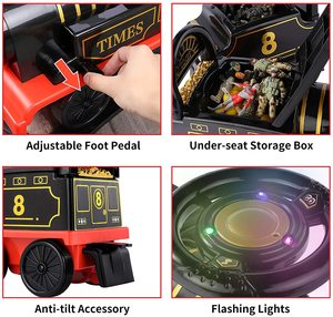 Gran oferta, juego <span class=keywords><strong>de</strong></span> tren <span class=keywords><strong>de</strong></span> ferrocarril eléctrico clásico para montar con <span class=keywords><strong>pistas</strong></span>, juguetes <span class=keywords><strong>de</strong></span> vástago <span class=keywords><strong>de</strong></span> plástico interactivos para interiores para niños alimentados por batería - Product Image 4
