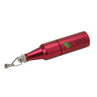 USB Logam, USB Berbentuk Botol Logam Kapasitas Disesuaikan USB Flash Disk Logo Cetak