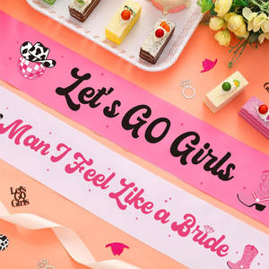 Denim Bachelorette Party Decoration Bridal Bachelorette Girl Theme Party Etiquette Shoulder Strap <b>Bracelets</b> - Product Image 3