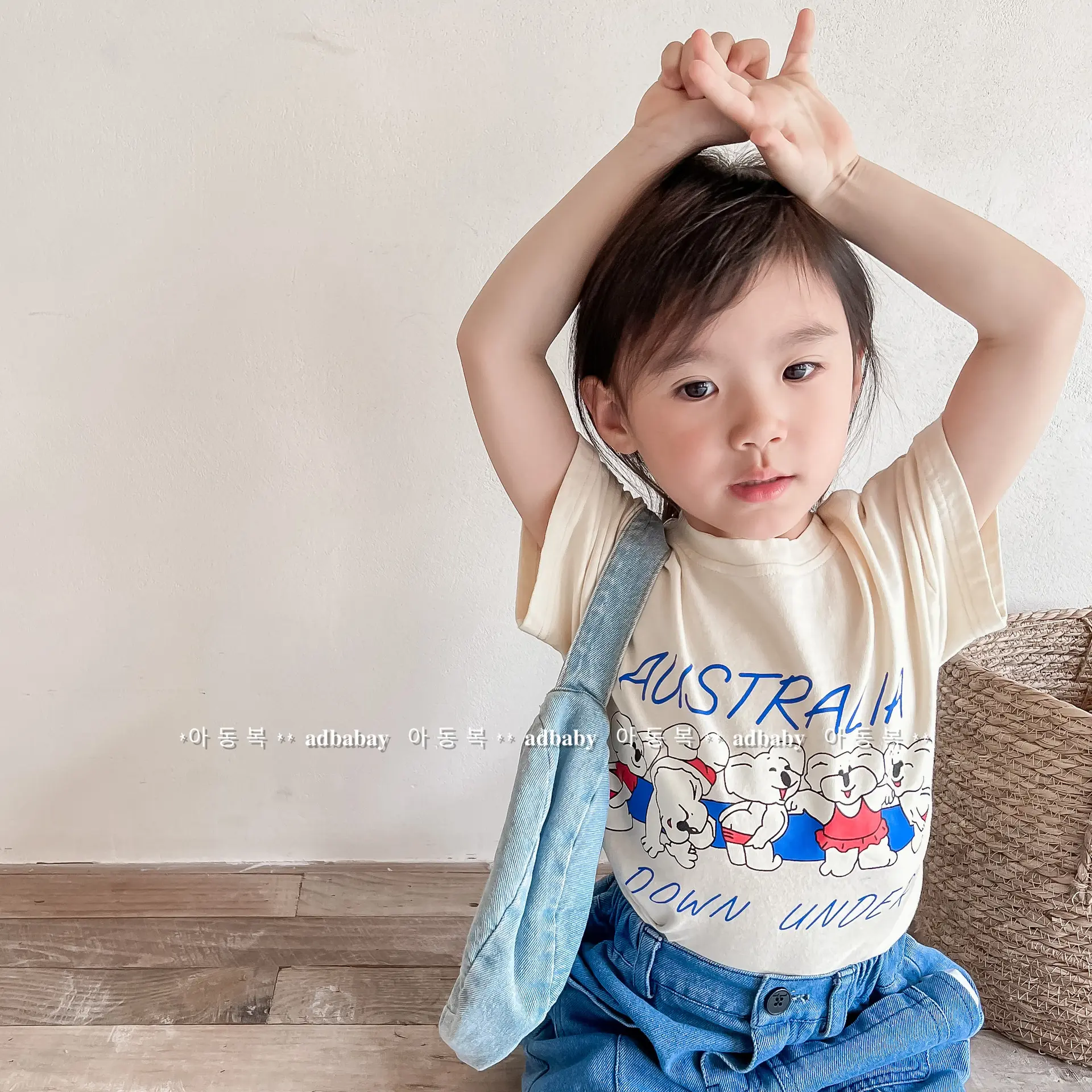 Children's short sleeve T-shirt 2022 Summer Korean edition cute cartoon printed T-shirt for boys and girls baby casual top