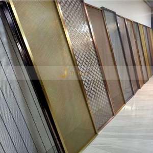 LL99 Waterproof Stainless Steel Woven Metal Frame Partition Wall Decorative <b>Mesh</b> <b>Screen</b> Room Divider - Product Image 5