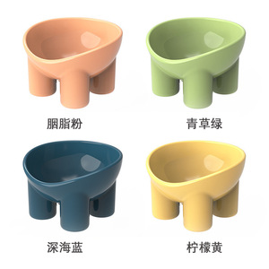 Tazón de Comida para Gatos de Plástico con Forma de Pata de Elefante, Antideslizante, Engrosado, para Uso Diario - Product Image 2