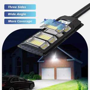 Lampione <span class=keywords><strong>Solare</strong></span> LED All-In-One ad Alta Luminosità con Grado di Protezione IP66 e Telecomando, Soluzione di Illuminazione Durevole per Giardini - Product Image 2