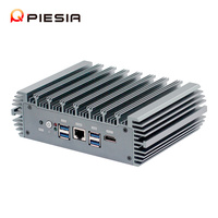 Piesia 12th Gen N150 N100 Network Security Computer Box 6 LAN 2 * Com POE X86 Industrial Fanless Router Firewall Pfsense Mini PC