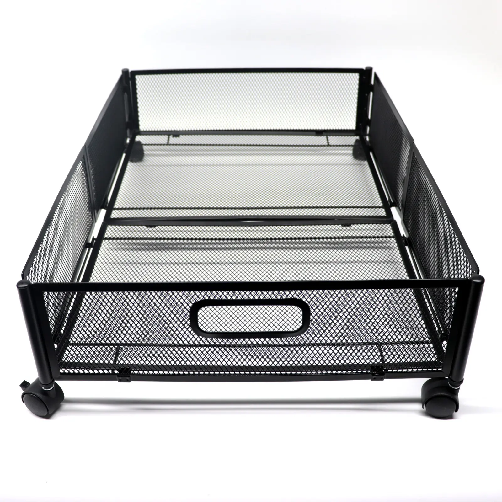 Hot Sale Under Bed Storage with Wheels Foldable Box Container Metal Organizer For Home Travel