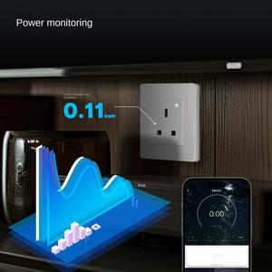 Applique murale d'hôtel de luxe de haute qualité Prise en verre trempé avec prise aux normes britanniques Prise britannique - Product Image 2