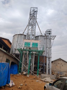Hopper Bottom Large Galvanized Steel Flat Bottom Grain Bin <b>Seeds</b> <b>Storage</b> Silo Ventilation System Poultry Farm - Product Image 6