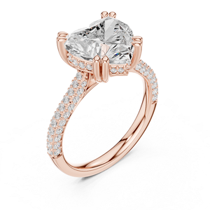 Anillo de Diamante Cultivado en Laboratorio de Oro Sólido de 14K para Mujer, Certificado IGI, Corte Excelente, Joyería Fina de Lujo, Regalo de Compromiso, Boda, Aniversario - Product Image 2