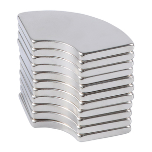 N38h n42h n35sh n42h n3sh n42h ndfeb קשת אריח קטע אריח מגנט מגנט מאוורר בצורת מגנט - Product Image 4