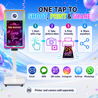 Фотобудка Magic Mirror с быстрой установкой, электрическим подъемным механизмом и поддержкой принтера для мероприятий