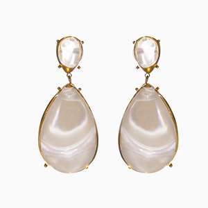 Pendientes Clásicos de Moda para Mujer, Acero Inoxidable 316L, Chapado en Oro PVD, Resistentes y Sostenibles, para Fiestas - Product Image 1