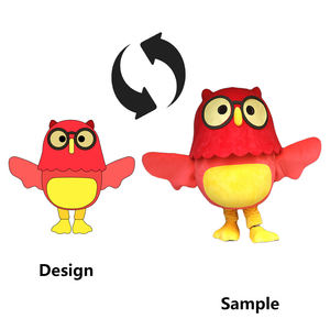 베스트 셀러 거대한 만화 동물 올빼미 독수리 마스코트 의상 사용자 정의 성인 코스프레 빅 블루 버드 마스코트 의상 - Product Image 6