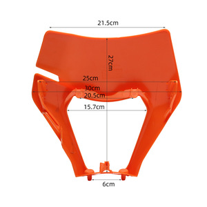 ตัวเรือนไฟหน้าซูชิง 20-23 มม. สำหรับรถมอเตอร์ไซค์ออฟโรด KTM ดีไซน์หน้ากากผี - Product Image 2