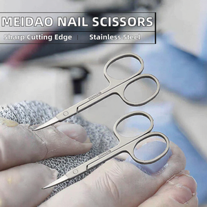 Stainless Steel <b>Cuticle</b> Manicure <b>Scissors</b> Right-Handed Straight Blade Sharp Tip Durable Precision Nail Art <b>Scissors</b> for Adults - Product Image 2