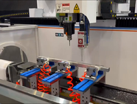 Mesin Bor dan Frais CNC Axis untuk Profil UPVC PVC, Mesin Bor dan Frais Profil Aluminium