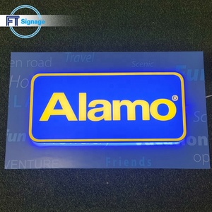 Letrero Luminoso LED Personalizado para Alamo Car Rental, Resistente al Agua, para Publicidad en Tiendas <span class=keywords><strong>de</strong></span> Alquiler <span class=keywords><strong>de</strong></span> Autos - Product Image 1