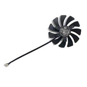 Nouveau ventilateur de remplacement <span class=keywords><strong>MSI</strong></span> GTX1060 Aero ITX GPU 85MM 4 broches HA9010H12SF-Z pour <span class=keywords><strong>MSI</strong></span> RX 560 GTX <span class=keywords><strong>1050</strong></span> ventilateur de carte graphique Aero ITX - Product Image 4