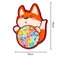 Jeu de fléchettes éducatif en carton animal, ensemble de jeu de fléchettes intérieur extérieur, jouets de sport pour enfants, nouvel arrivage