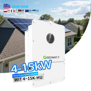 ระบบโซลาร์เซลล์ไฮบริดแบบ 3 เฟส Growatt WIT 4-15K-HU รุ่นใหม่ล่าสุด รองรับการใช้งานแบบ On/Off-Grid ได้รับการรับรองมาตรฐาน EU | ดีไซน์แบบออลอินวัน - Product Image 1