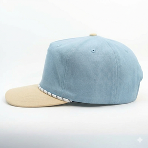 Gorra Clásica Personalizada al por Mayor con Bordado 3D, Gorra Deportiva de Algodón sin Estructura de 6 Paneles con Cierre a Presión, Dos Tonos de Color - Product Image 3