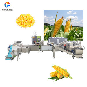 <b>Sweet</b> Corn Thresher Cleaning Blanching Air Drying <b>Machine</b> Factory Design Corn Kernel Processing Line - Product Image 1