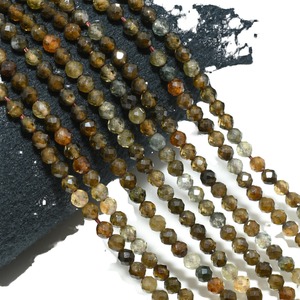 Perles rondes en Lépidolite naturelle, Purpurite lisse, pierres précieuses naturelles pour la fabrication de colliers et bracelets - Product Image 4