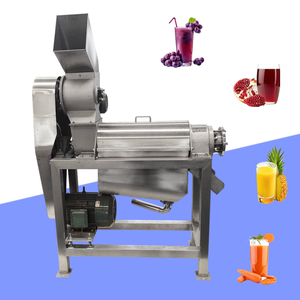 Máquina Exprimidora y Extractora Automática de Jugo de Jengibre, Zanahoria, <span class=keywords><strong>Aloe</strong></span> <span class=keywords><strong>Vera</strong></span>, Pera, Mango y Piña con Prensa de Tornillo en Espiral - Product Image 1