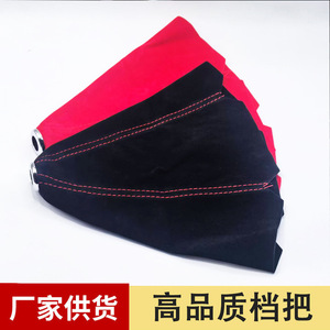 Pu Car Gear Knob <b>Cover</b> Red Velvet Shift <b>Boot</b> For Automatic Manual Transmission - Product Image 5