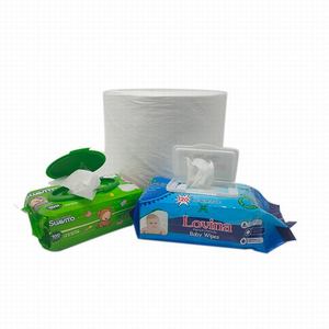 Polyester Spunlace Nonwoven Fabric <strong>Raw</strong> <strong>Material</strong> for Industrial Cleaning Wipes and Heavy-Duty <strong>Cloths</strong> - Product Image 5