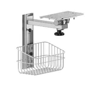 Hospital Furniture Wall Mount Bracket For Monitor Patient Monitor Wall Mounted Stand