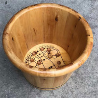 Lavabo en bois pour pédicure, panier pour les pieds, seau de bain, personnalisé, vente en gros, unités