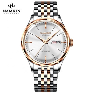 Reloj Mecánico para Hombre con Logotipo Personalizado, 42MM, Clásico, Simple, con Calendario Semanal, NH36, de Lujo, Automático, de Acero Inoxidable - Product Image 2