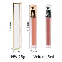 Rouge à Lèvres Liquide Brillant Personnalisé en Gros Marque Privée, Hydratant Mat Nude, Brillant à Lèvres Longue Tenue