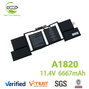 <span class=keywords><strong>Batterie</strong></span> d'ordinateur portable de remplacement A1820 pour <span class=keywords><strong>MacBook</strong></span> <span class=keywords><strong>Pro</strong></span> 15 pouces avec Touch Bar, modèle A1707, versions 2016 et <span class=keywords><strong>2017</strong></span> - Product Image 1