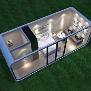 Casa Prefabricada Modular Móvil de Bajo Costo 2025, Casa Inteligente Portátil Tipo <span class=keywords><strong>Shein</strong></span>, Cabaña Prefabricada Tipo Apple para Canadá - Product Image 5