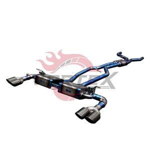 Escape Catback VORTEX Blue Burnt Titanium Valvetronic para Porsche Cayenne 958/958.2 3.0T/3.6/4.8/4.8T 2011-2017, Instalación Directa - Product Image 2