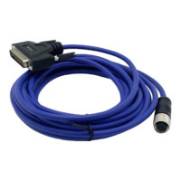 Cable de Datos de CA de Alta Calidad CAB-DS05-S M12 IO, Escáner Fijo, Lector y PLC de Grado Industrial, 1 Año de Garantía