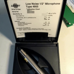 Microphone à faible bruit de type B&K/BK/Bruel&Kjaer Type4955 - Product Image 1